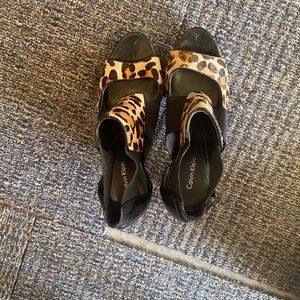 Calvin Klein - leopard heels